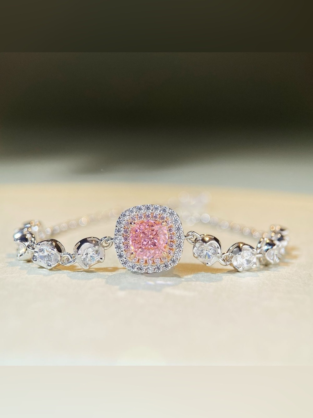 925 Sterling Silver Zircon Necklace
